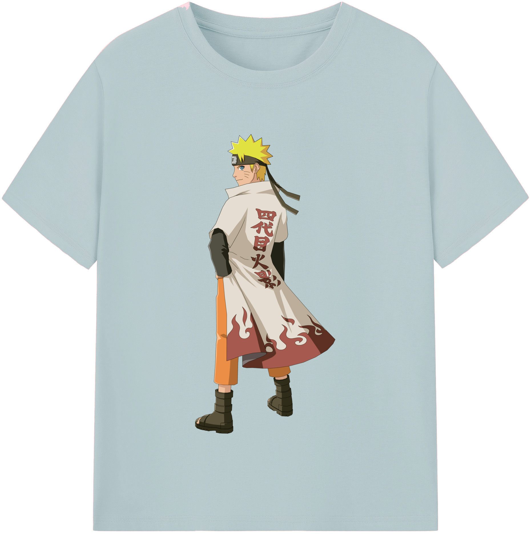 （画像用） NARUTO -ナルト- うずまき ナルト Uzumaki Naruto 綿100％半袖Tシャツ（フロントプリント）